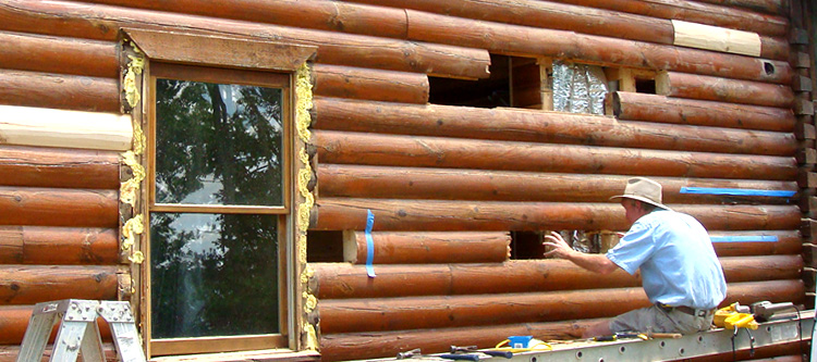 Log Home Repair Chatham County, Georgia